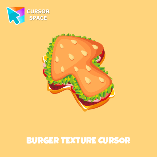 Burger Texture cursor arrow cursor